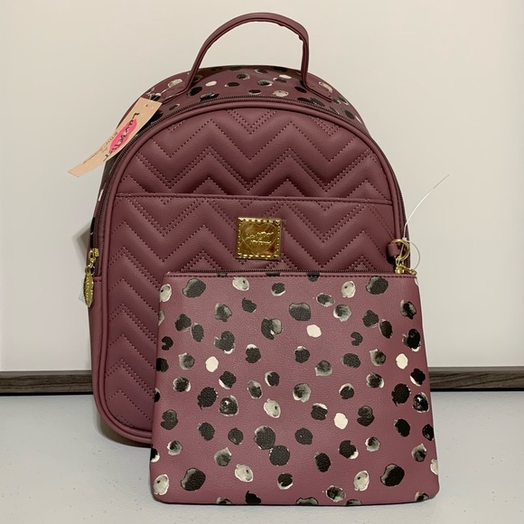 Luv Betsey by Betsey Johnson Charli Backpack with Pouch Bundle-NWT - Picture 13 of 13